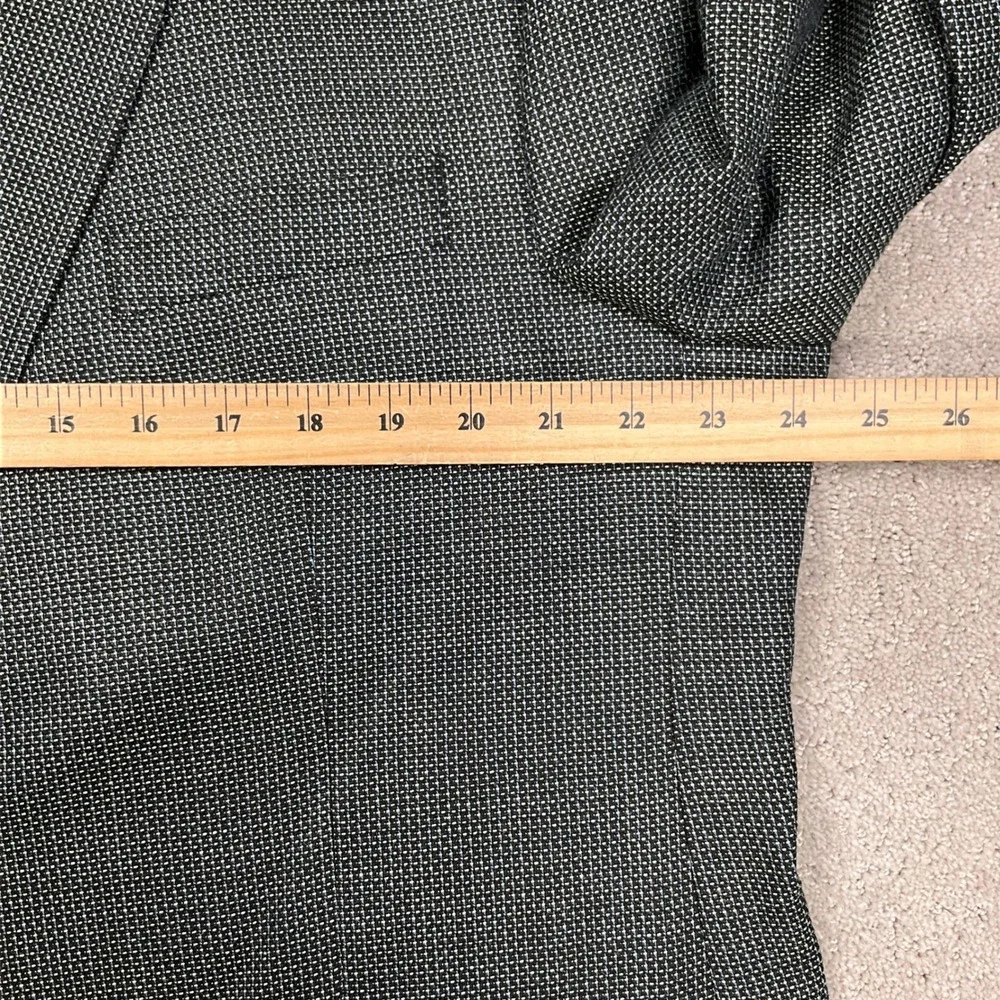 Tallia Blazer Mens 46R Gray Micro Texture Sterling Evening Italian Silk Wool NWT
